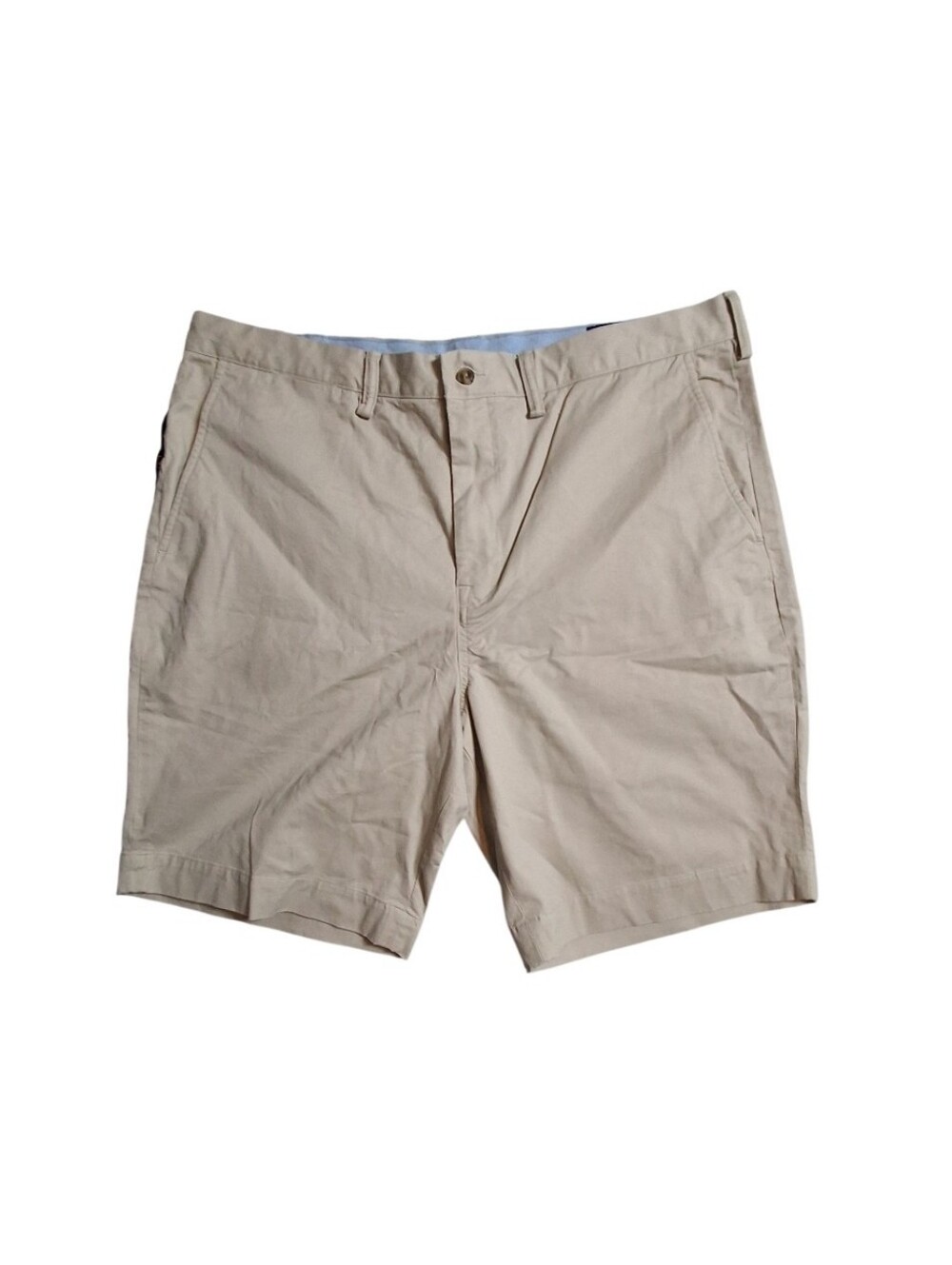 Polo Ralph Lauren Men Chino Shorts Stretch Classic Fit Khaki Size 38 9" Inseam